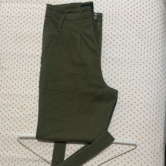 3/$15 Urban Outfitters LUNIK Green Tie Pants - Picture 3 of 3